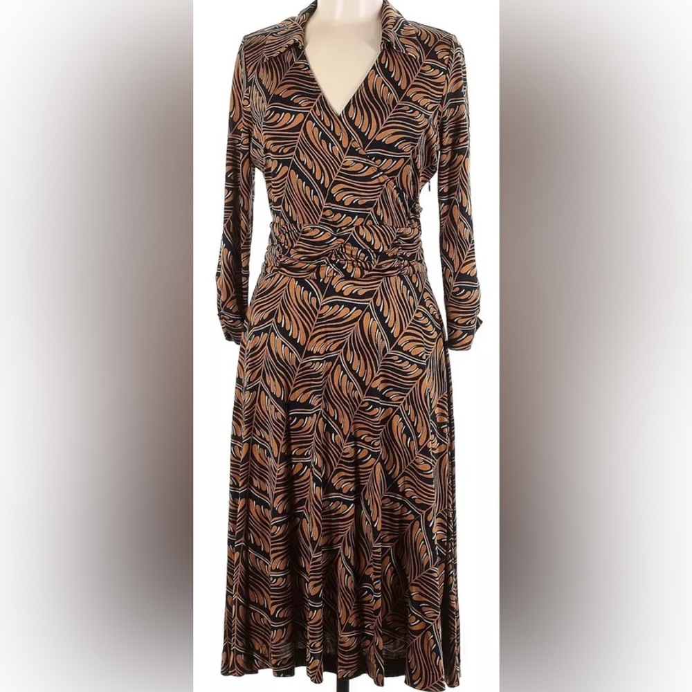 Classiques Entier Downtown Scandi Old Money Silk Blend Faux Wrap Dress